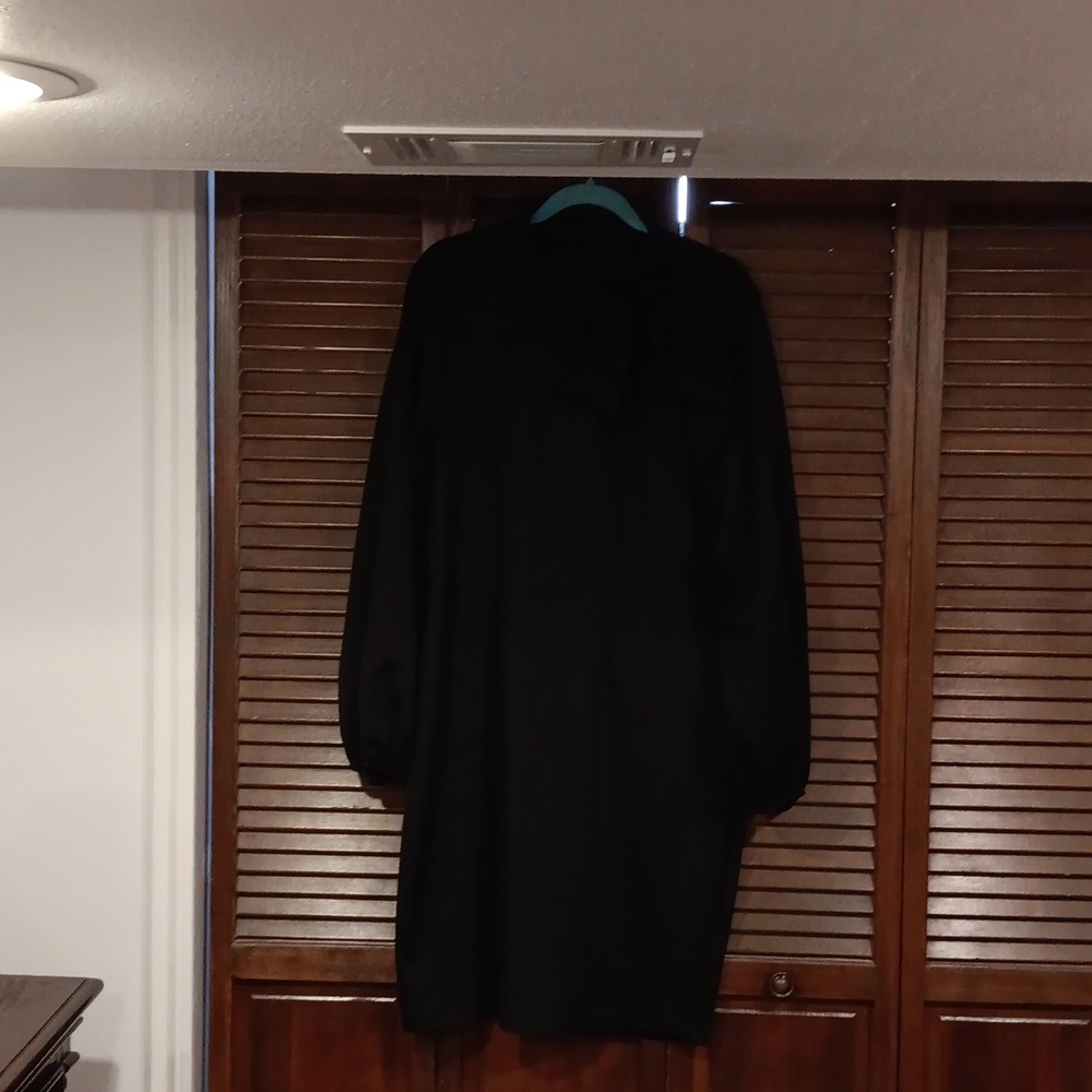 Black dress with big bow. - Picture 2 of 6